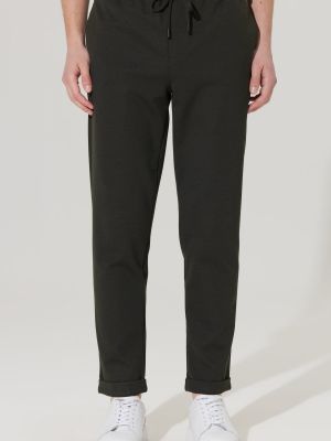 Pletené fleecové kalhoty s kapsami Ac&co / Altınyıldız Classics khaki