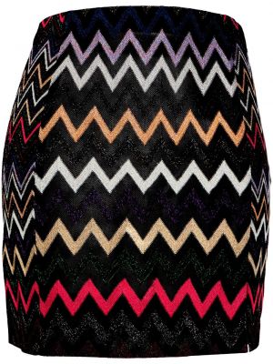 Jupe à imprimé Missoni noir