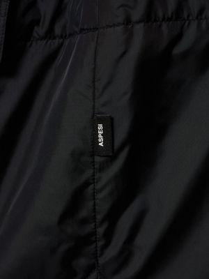 Najlonska jakna Aspesi crna
