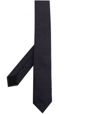 Jedwabny krawat Givenchy fioletowy