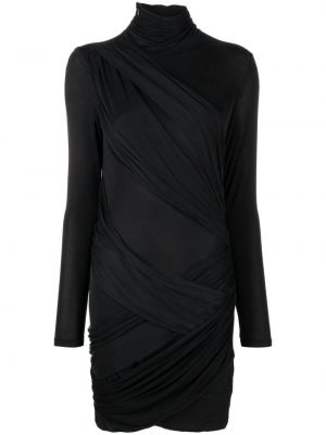 Κοκτέιλ φόρεμα ντραπέ Gauge81 μαύρο