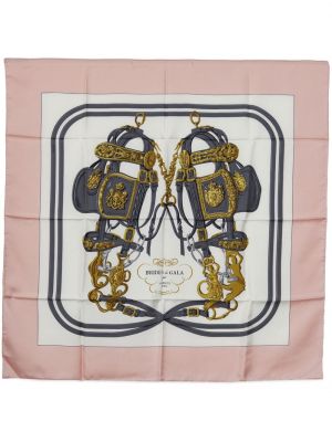Sciarpa Hermès rosa