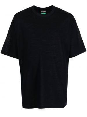 T-shirt Emporio Armani blå