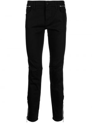 Skinny jeans mit reißverschluss Gucci schwarz