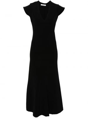 Sukienka długa z dżerseju Dorothee Schumacher czarna