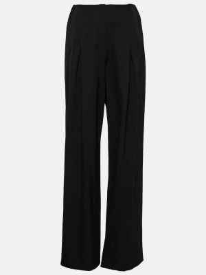 Pantalones de lana bootcut Fforme negro