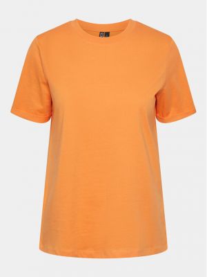 Koszulka Pieces pomarańczowa