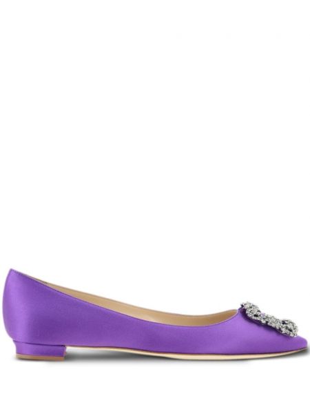 Ballerinaer Manolo Blahnik lilla