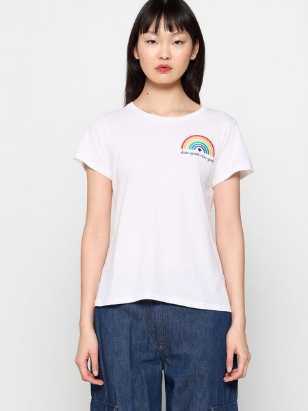 Koszulka z nadrukiem Kate Spade New York biała