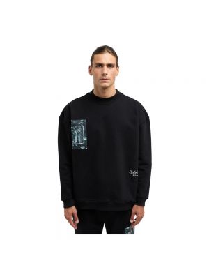 Oversize sweatshirt Carlo Colucci schwarz