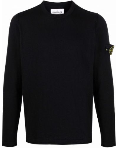 Lang genser Stone Island svart