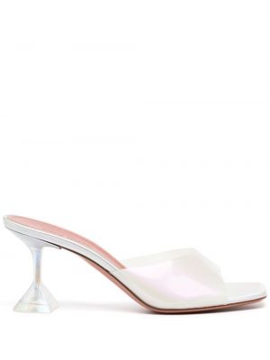 Slip-on sandaalid Amina Muaddi valge
