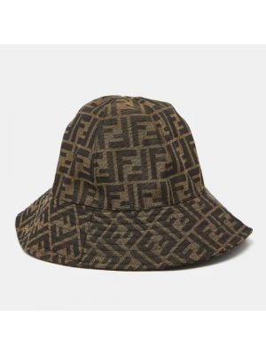 Sombrero Fendi Vintage marrón
