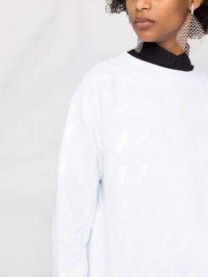 Bluza z nadrukiem Maison Margiela biała