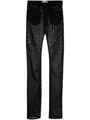 Spodnie skinny fit Vivienne Westwood czarne