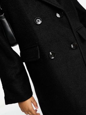 Двубортное пальто Y.a.s. черное