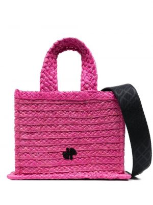 Τσάντα shopper Patou ροζ