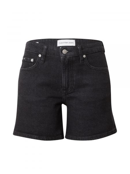 Farmer rövidnadrág Calvin Klein Jeans fekete