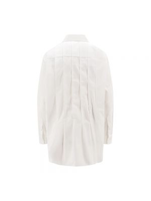 Blusa oversized plisada Sacai blanco