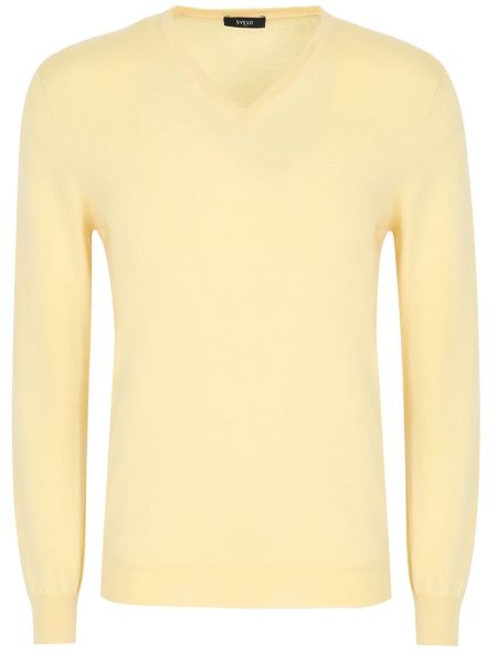 Кашемировый пуловер Svevo желтый