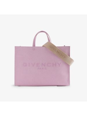 Хлопковая сумка Givenchy розовая