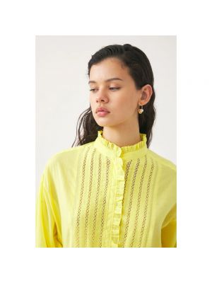 Bluzka bawełniana Antik Batik żółta