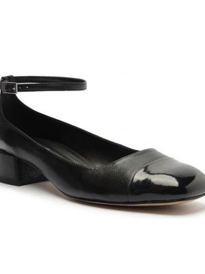 Женские туфли Chloe на низком блочном каблуке Arezzo черный