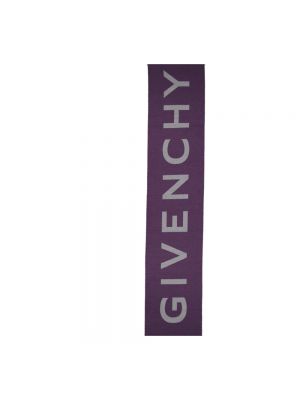 Szal wełniana Givenchy fioletowa