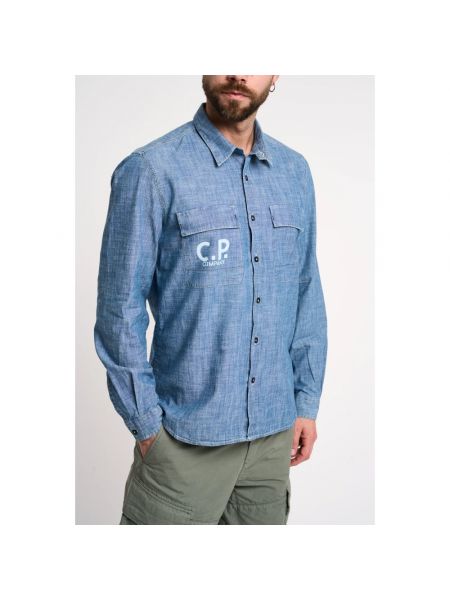 Koszula C.p. Company niebieska