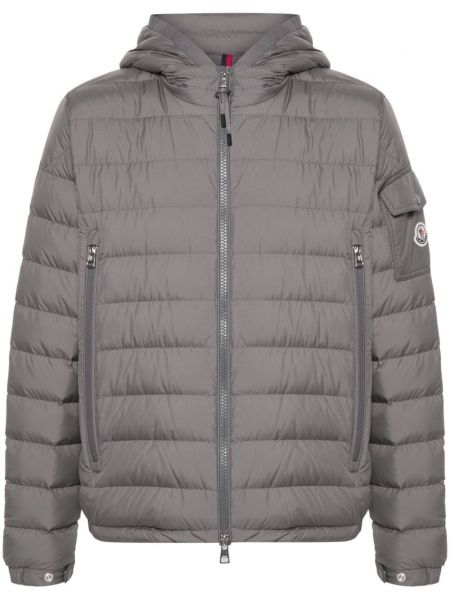 Kapitone ceket Moncler gri