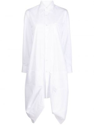 Ασύμμετρη μίντι φόρεμα Comme Des Garçons λευκό