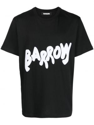 Βαμβακερή μπλούζα με σχέδιο Barrow μαύρο