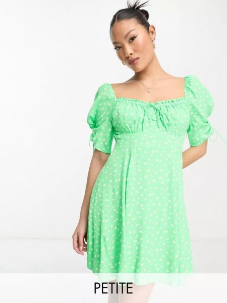 Платье мини Forever New Petite зеленое