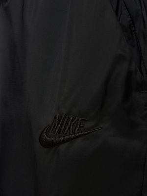 Spodnie cargo plecione Nike czarne