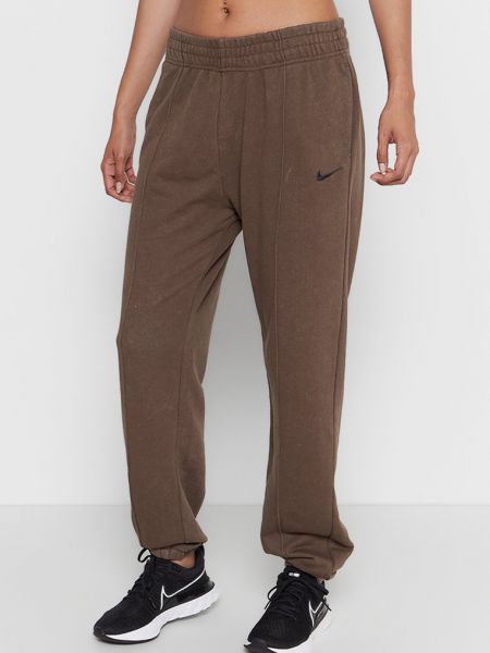 Spodnie sportowe Nike Sportswear brązowe