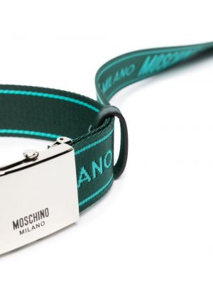 Žakárový pásek s přezkou Moschino