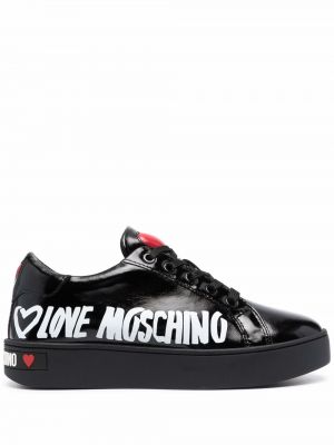 Zapatillas con estampado Love Moschino negro