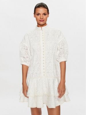 Φόρεμα σε στυλ πουκάμισο Ixiah λευκό