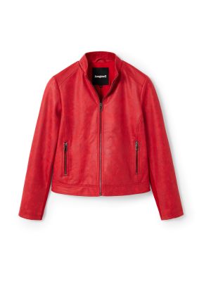 Prehodna jakna Desigual rdeča