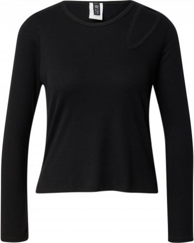 Jednofarebné viskózové priliehavé športové tričko Onzie - čierna