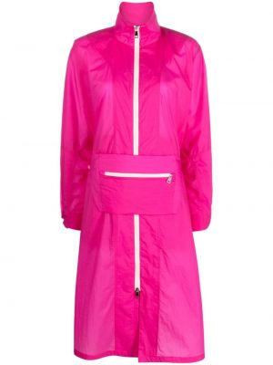 Kabát Moncler rózsaszín