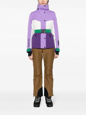 Lyžařská bunda Moncler Grenoble fialová