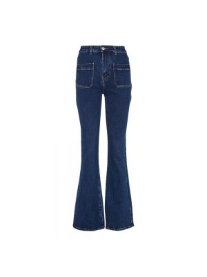 Niebieskie jeansy dzwony Suncoo