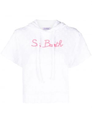 Karierter hoodie mit stickerei Mc2 Saint Barth