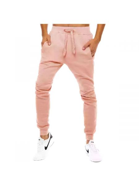 Sportovní kalhoty D Street růžové