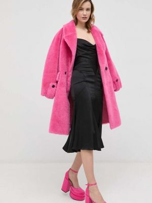 Oversized gyapjú kabát Miss Sixty lila