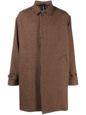 Manteau en laine à imprimé Mackintosh