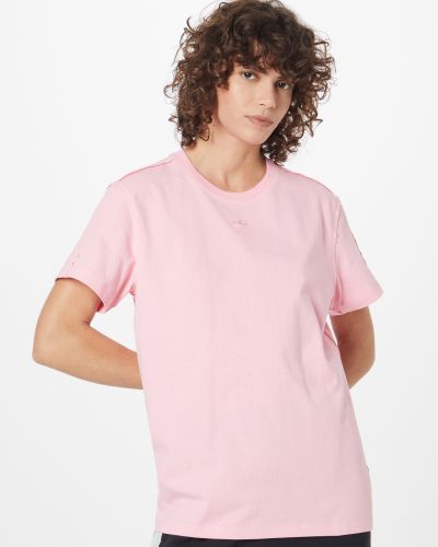 Laza szabású póló Adidas Originals rózsaszín