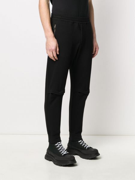 Sportovní kalhoty s výšivkou Alexander Mcqueen černé