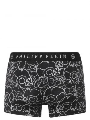 Bokserki z nadrukiem Philipp Plein czarne